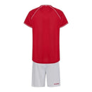 Kit Infantil Seleção Dinamarca I 26/27- Hummel - Vermelho e branco