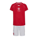Kit Infantil Seleção Dinamarca I 26/27- Hummel - Vermelho e branco