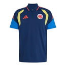 Camisa Polo Seleção Colômbia Treino 26/27 - Torcedor Adidas Masculina - Amarela - Azul com detalhes em amarelo