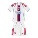 Kit Infantil Lyon I 25/26 - Adidas - Branco
