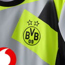Camisa Borussia Dortmund II 25/26 - Torcedor Puma Masculina - Cinza e amarela neon
