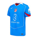 Camisa Atlético de Madrid III 25/26 - Torcedor Nike Masculina - Azul e vermelha