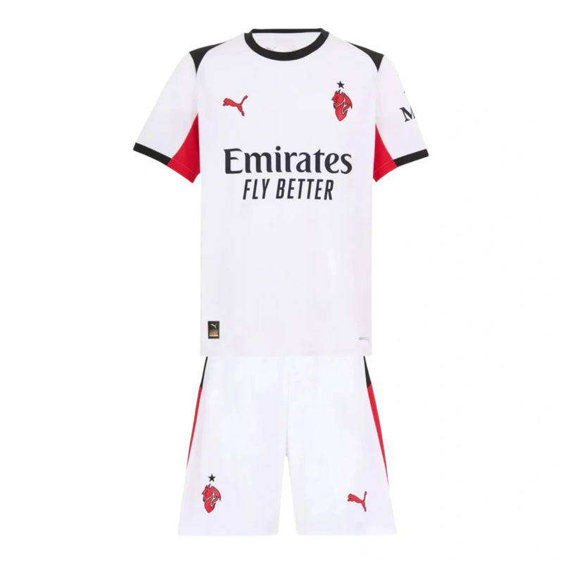 Kit Infantil AC Milan II 25/26 - Puma - Branco