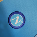 Kit Infantil Napoli I 23/24 - EA7 - Azul com detalhes em vermelho e verde