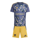 Kit Infantil Boca Juniors III 25/26 - Adidas - Azul com detalhes em amarelo