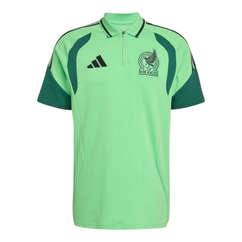 Camisa Polo Seleção México Treino 26/27 - Torcedor Adidas Masculina - Verde