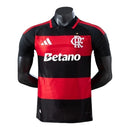 Camisa Flamengo I 26/27 - Jogador Adidas Masculina - Preta e vermelha Com Patrocínio