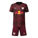 Kit Infantil Red Bull Leipzig III 25/26 - Puma - Preto e vermelho
