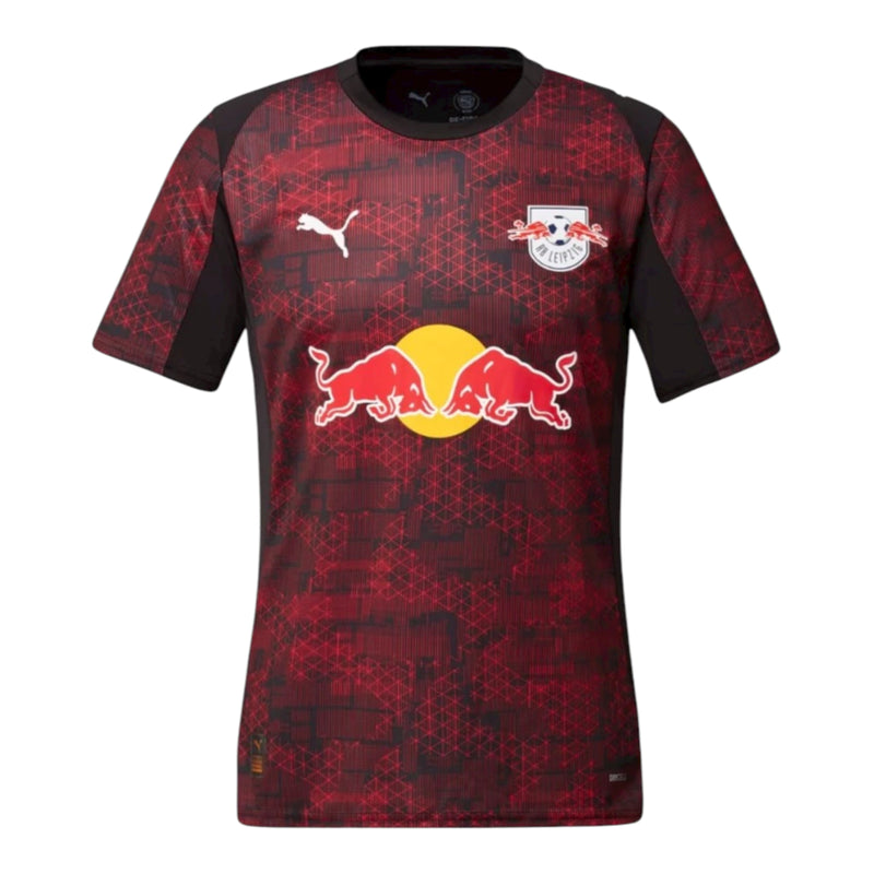 Camisa Red Bull Leipzig III 25/26 - Torcedor Puma Feminina - Vermelha e preta