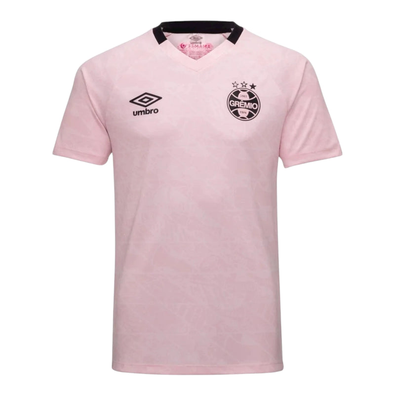 Camisa Grêmio Edição Outubro Rosa 25/26 - Torcedor Umbro Masculina - Rosa