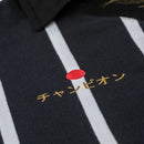 Camisa Retrô Corinthians 2012 - Masculina - Preta com listras brancas