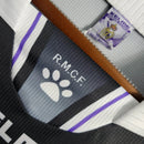 Camisa Retrô Real Madrid II 97/98 - Masculina Adidas - Branca com detalhes em preto e roxo
