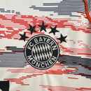 Camisa Bayern de Munique II 25/26 - Torcedor Adidas Feminina - Bege com detalhes em vermelho e azul
