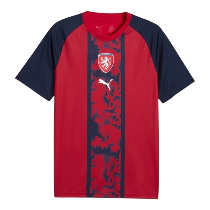 Camisa Seleção República Tcheca Pré-jogo 26/27 - Masculino Adidas - Vermelha e azul
