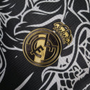 Camisa Real Madrid Edição Especial Dragão 23/24 - Torcedor Adidas Masculina - Preta com detalhes em dourado e branco