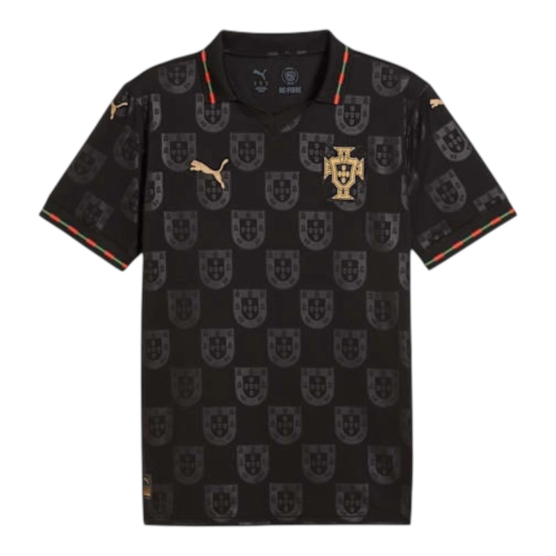 Camisa Seleção Portugal Edição especial Pantera Negra 26/27 - Torcedor Puma Masculina - Preta