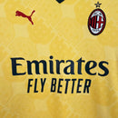 Camisa AC Milan III 25/26 - Torcedor Puma Masculina - Amarela com detalhes em verde