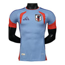 Camisa Seleção Japão Treino 26/27 - Jogador Adidas Masculina - Azul e laranja