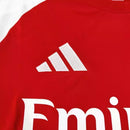 Camisa Arsenal I 24/25 - Torcedor Adidas Feminina - Vermelha com detalhes em branco
