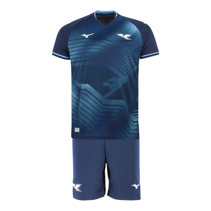 Kit Infantil Lazio III 25/26 - Mizuno - Azul