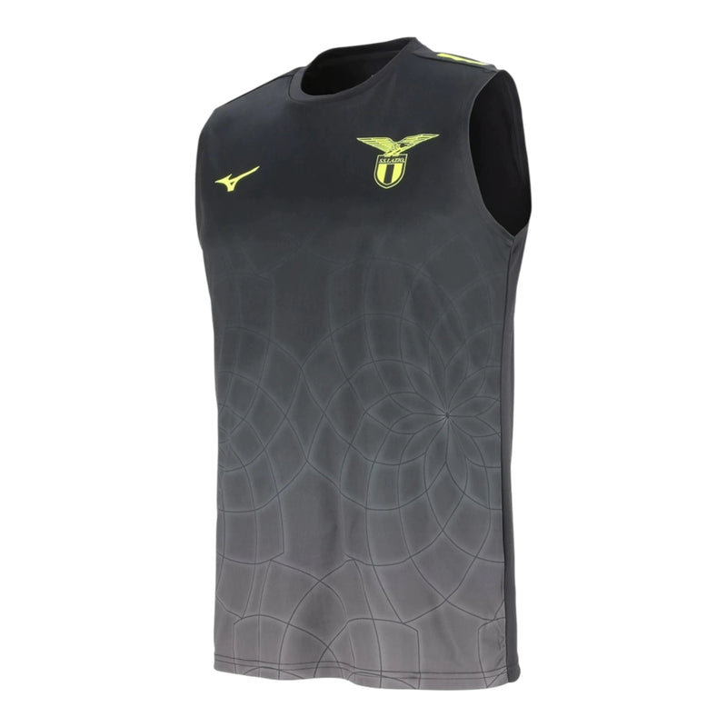 Camisa Regata Lazio Treino 25/26 - Torcedor Mizuno Masculina - Preta