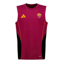 Camisa Regata Roma Treino 25/26 - Torcedor Adidas Masculina - Vermelha