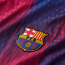 Camisa Barcelona I 25/26 - Torcedor Nike Feminina - Azul e vermelha