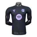 Camisa Barcelona Treino 25/26 - Jogador Nike Masculina - Preta e roxa
