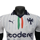 Camisa Monterrey Edição especial Mundial de Clubes II 25/26 - Jogador Puma Masculina - Branca com detalhes em azul