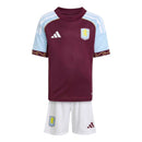 Kit Infantil Aston Villa I 25/26 - Adidas - Vinho
