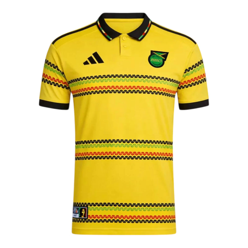 Camisa Seleção Jamaica I 26/27 - Torcedor Adidas Masculina - Amarela