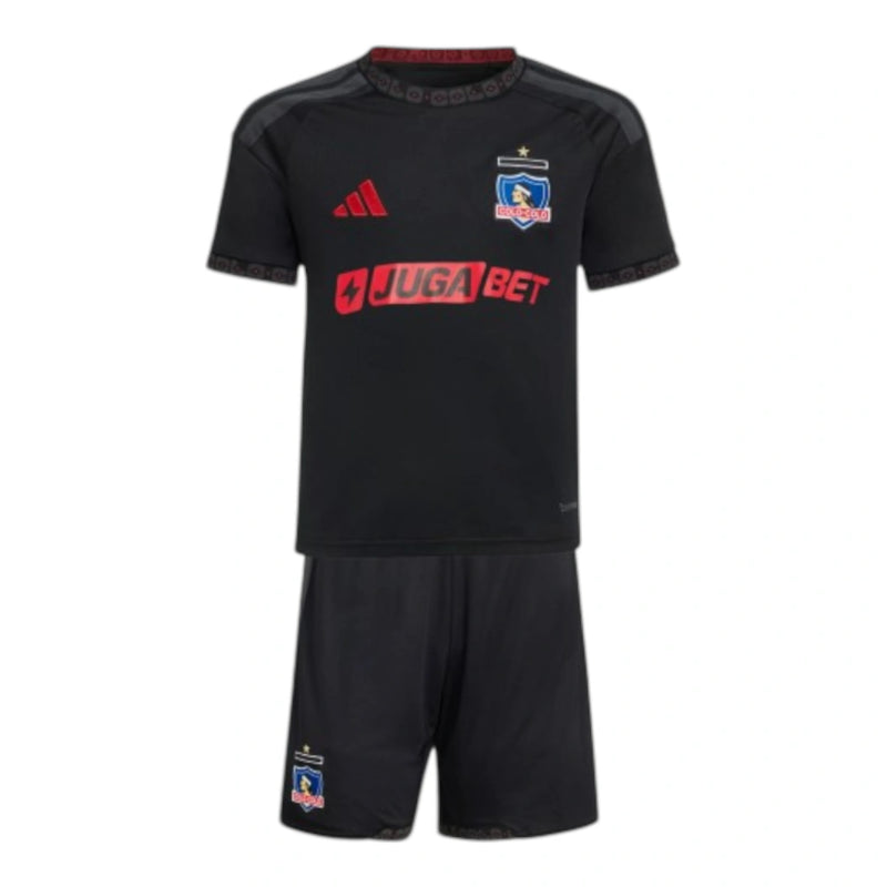 Kit Infantil Colo Colo II 26/27 - Adidas - Preto