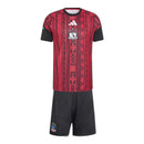 Kit Infantil Colo Colo Pré-jogo 26/27 - Adidas - Preto e vermelho