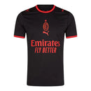 Camisa AC Milan III 26/27 - Torcedor Puma Masculina - Preta com detalhes em vermelho