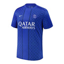 Camisa Paris Saint-Germain Pré-jogo 25/26 - Torcedor Nike Masculina - Azul