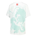 Camisa Chelsea Pré-jogo Edição especial Ano do Cavalo 26/27 - Torcedor Nike Feminina - Branca com detalhes em verde