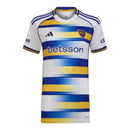 Camisa Boca Juniors III 26/27 - Torcedor Adidas Feminina - Branca com detalhes em azul e amarelo
