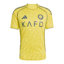 Camisa Al-Nassr I 25/26 - Torcedor Adidas Masculina - Amarela com detalhes em azul