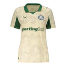 Camisa Palmeiras Edição especial Mundial de Clubes 25/26 - Torcedor Puma Feminina - Bege e verde