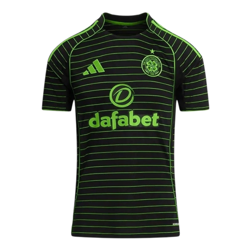 Camisa Celtic II 25/26 - Torcedor Adidas Masculina - Cinza com detalhes em verde