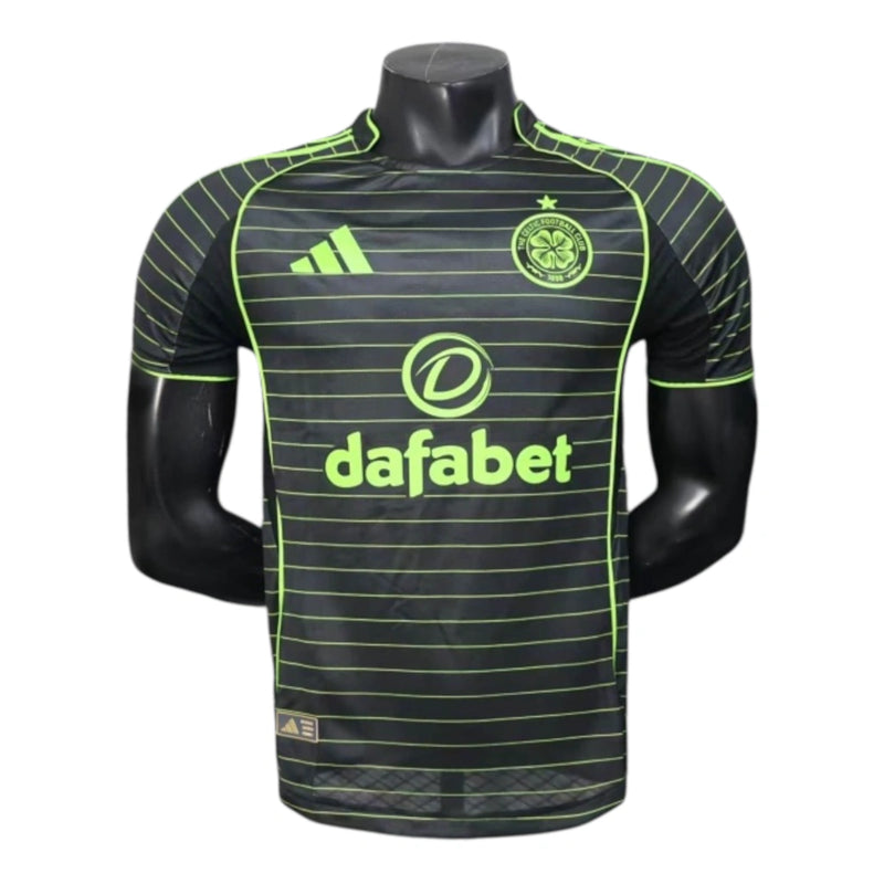 Camisa Celtic II 25/26 - Jogador Adidas Masculina - Preta e verde