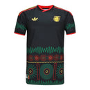 Camisa Seleção Jamaica II 26/27 - Torcedor Adidas Masculina - Preta com detalhes em vermelho e amarelo