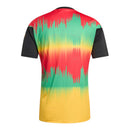 Camisa Seleção Jamaica Pré-jogo I 26/27 - Torcedor Adidas Masculina - Preta com detalhes em verde e vermelho e amarelo