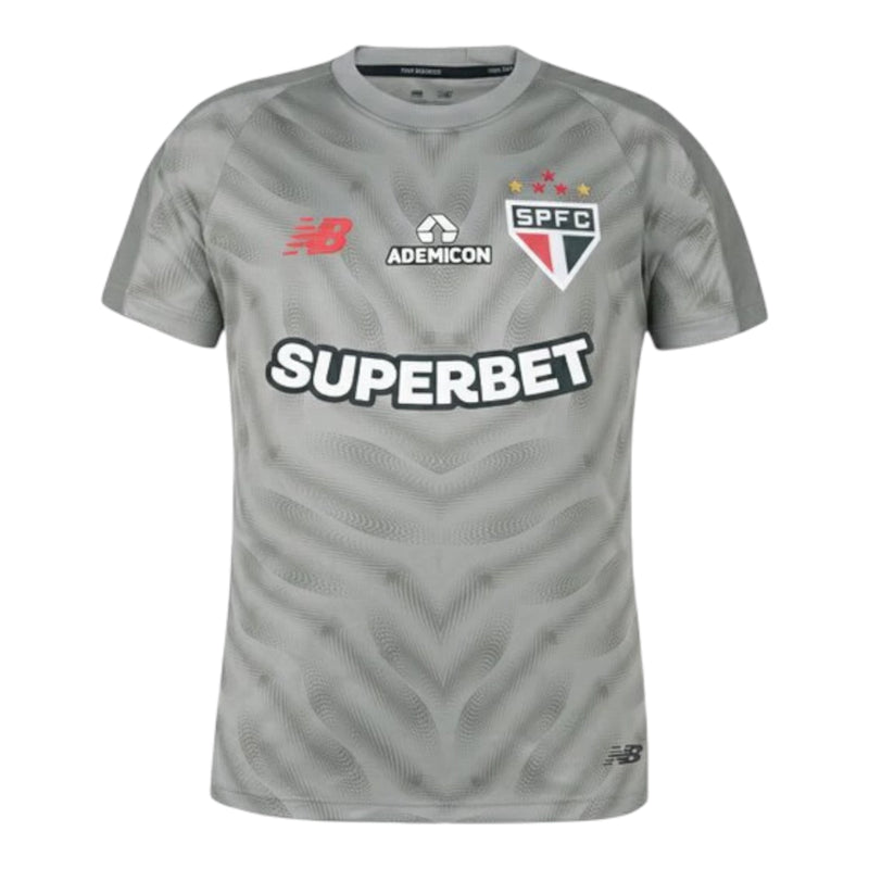 Camisa São Paulo Goleiro 26/27 - Torcedor New Balance Masculina - Cinza