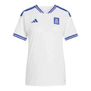 Camisa Seleção Grécia I 26/27 - Torcedor Adidas Feminina - Branca com detalhes em azul