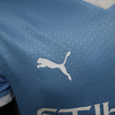 Camisa Manchester City I 25/26 - Jogador Puma Masculina - Azul com detalhes em branco