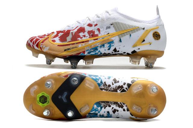 Nike Campo Mercurial Vapor XIV Elite SG PRO Anti Clog - White/Gold Jersey Men's Fan Version Nike product image