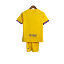 Kit Infantil Barcelona IV Nike 23/24 - Amarelo
