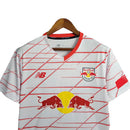 Camisa Red Bull Bragantino I 23/24 - Torcedor New Balance Masculina - Branca com detalhes em vermelho