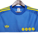 Camisa Retrô Boca Juniors 1981 - Adidas Masculina - Azul com detalhes em amarelo